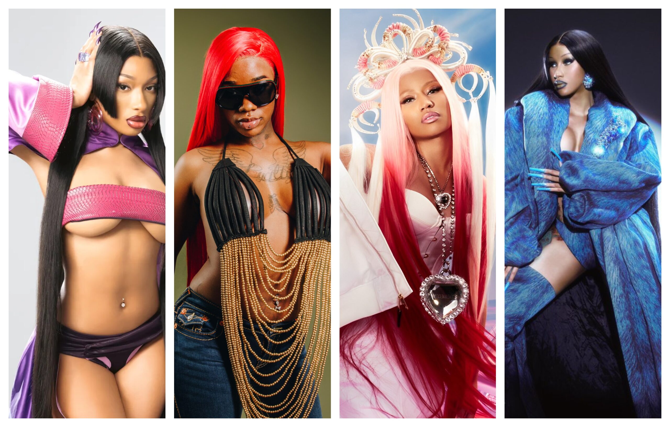 Nicki Minaj & Sexyy Red Top Cardi B, Megan Thee Stallion, & More on Billboard’s Hottest Female Rappers List