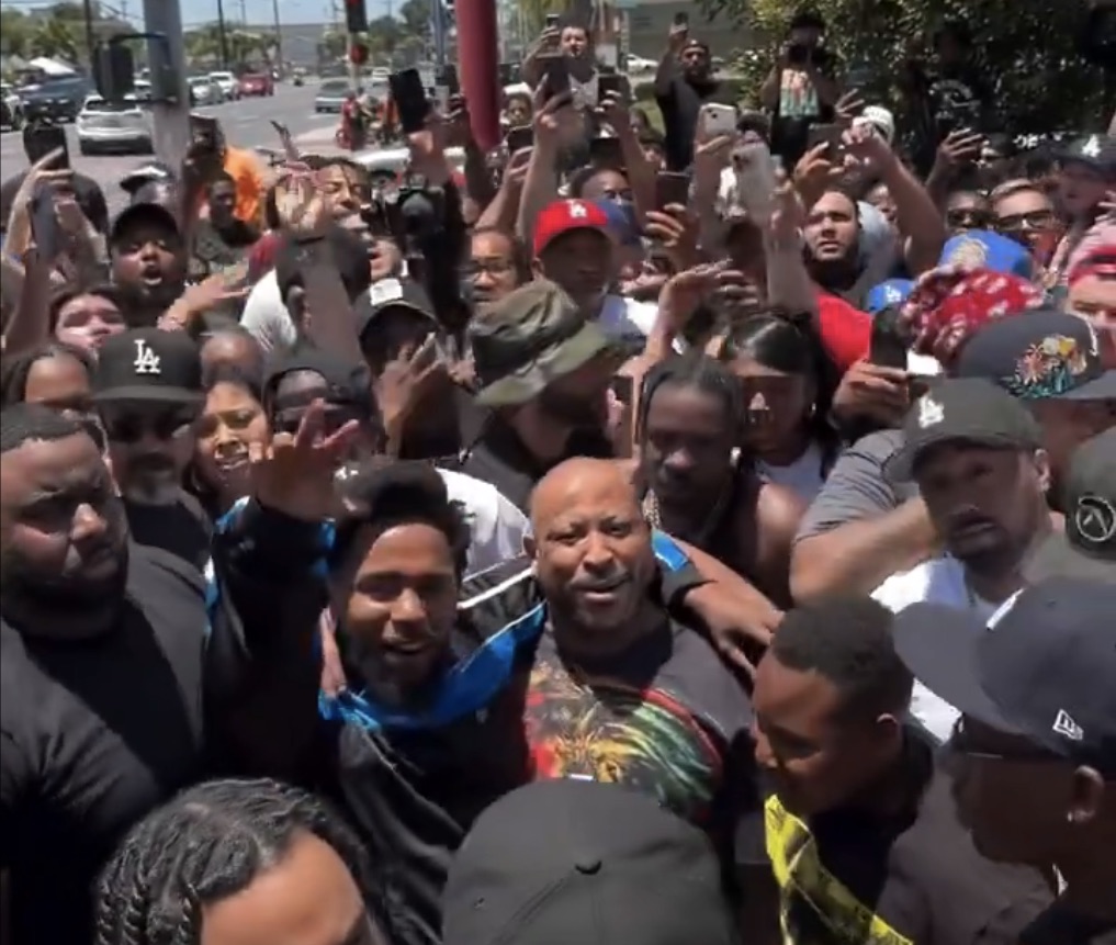 Kendrick Lamar Shoots Video for Chart-Topping Drake Diss ‘Not Like Us’ in Compton