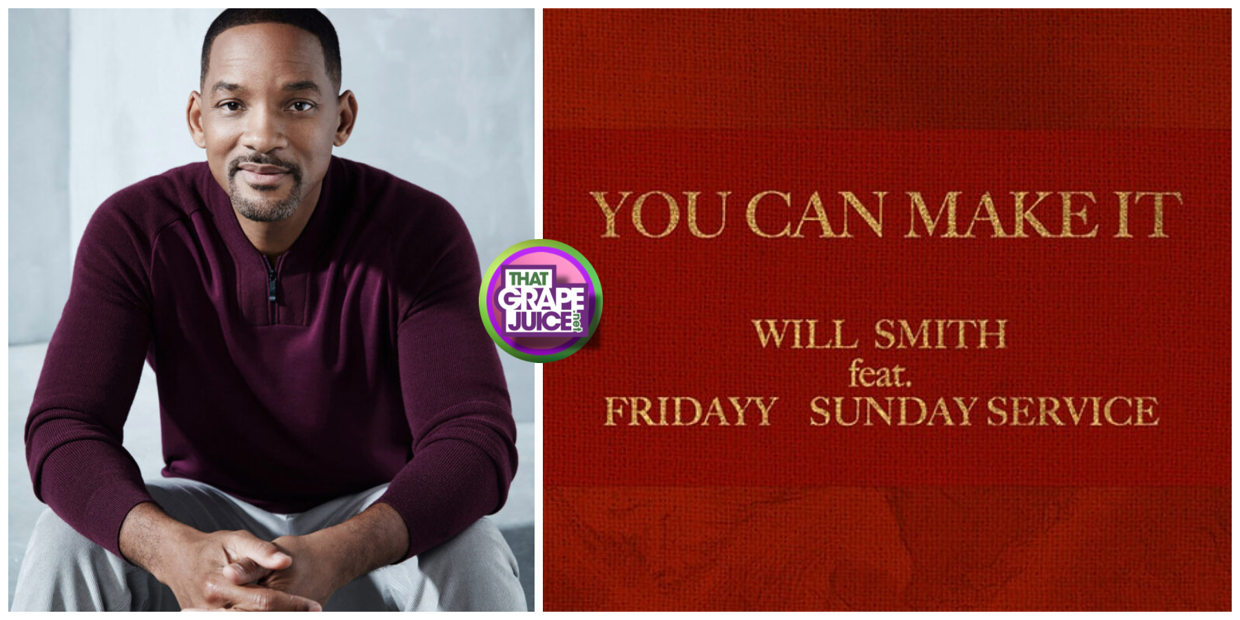 Listen: Will Smith Releases Inspirational New Song ‘You Can Make It’ (featuring Fridayy & Sunday Service)
