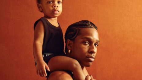A$AP Rocky Poses With Son RZA For Rihanna's Savage X Fenty Campaign