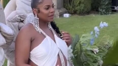 Pregnant Ashanti Glows at SECOND Baby Shower