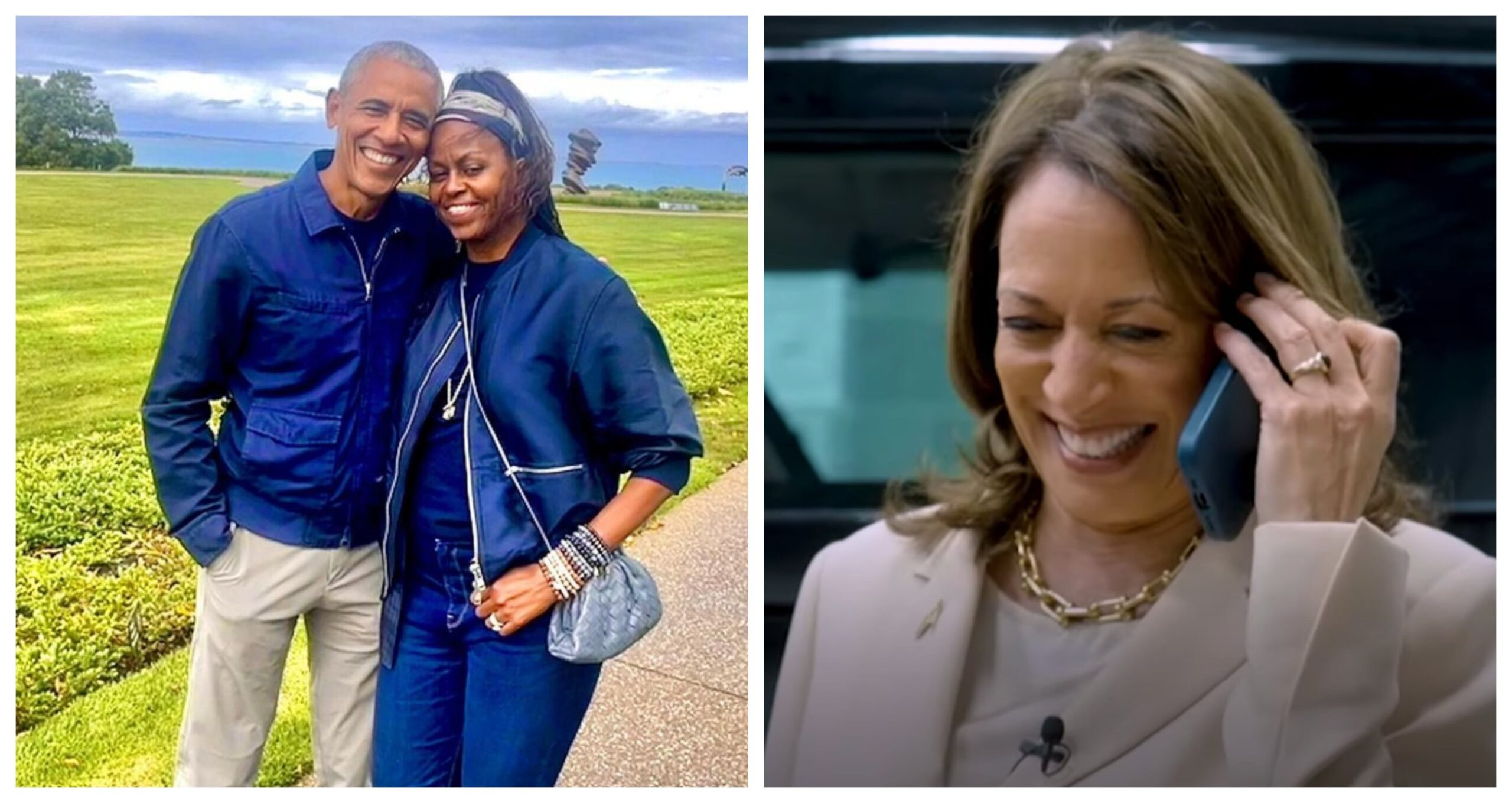 Barack Obama & Michelle Obama Endorse Kamala Harris for President / Watch Video of the Call