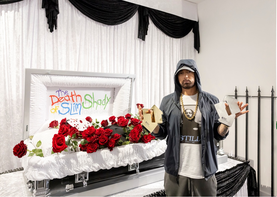 Eminem Tops UK Album Chart with ‘The Death of Slim Shady (Coup de Grâce)’