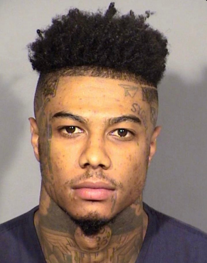 Blueface Held at Gunpoint After Police Swarm His Restaurant, Newborn Son Present