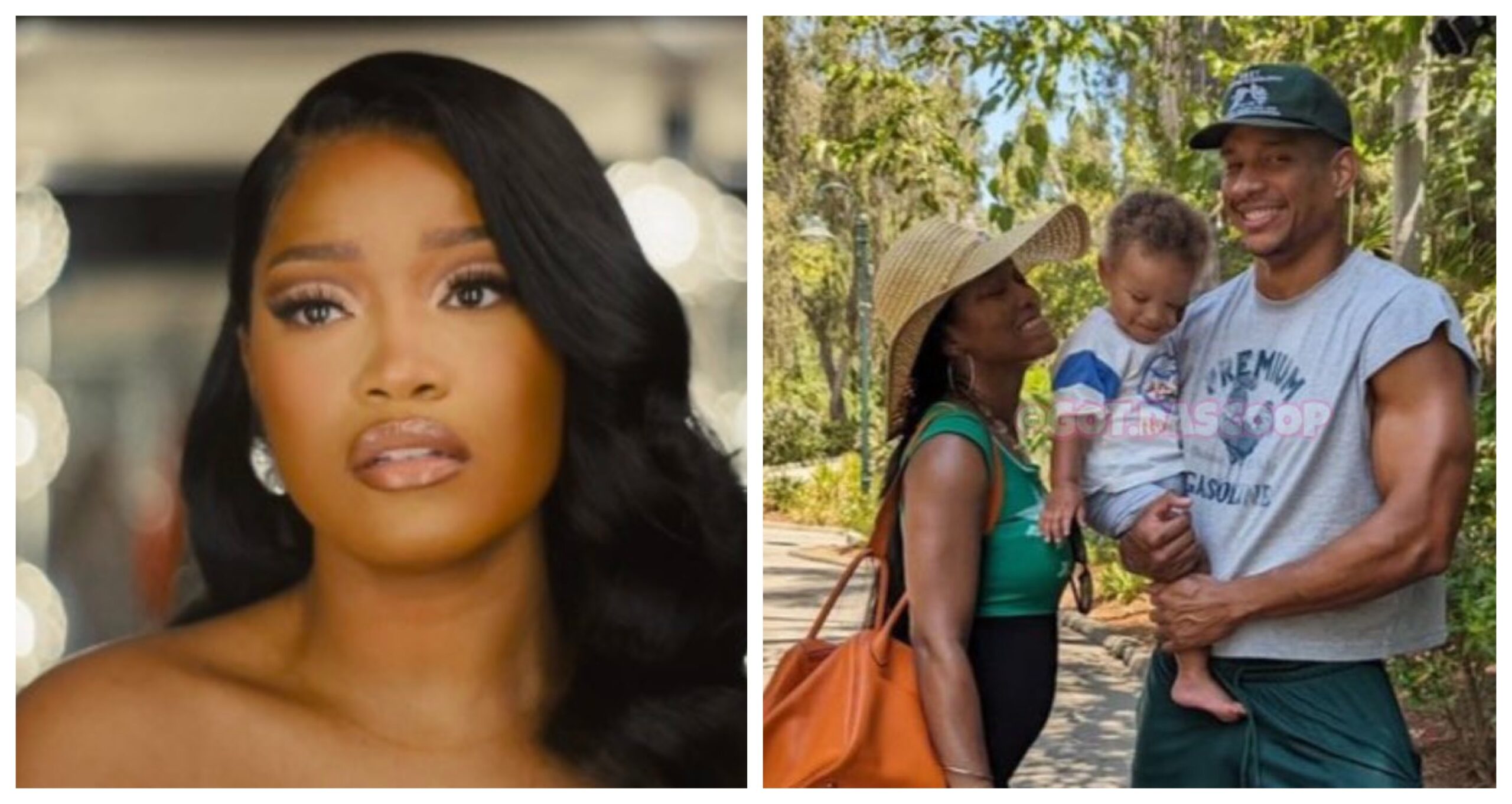 Keke Palmer REUNITES with Estranged Ex, All Smiles with Baby Leodis ...