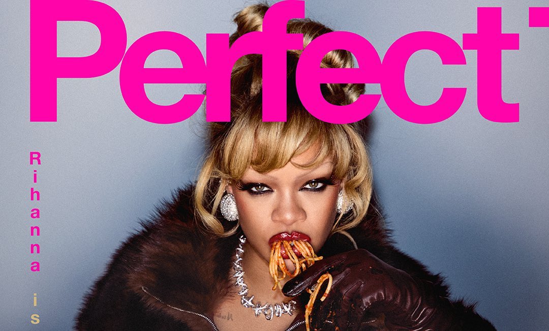 Rihanna Sizzles with Spaghetti for Perfect Magazine