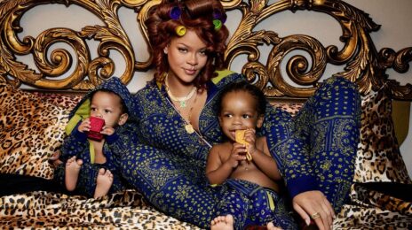 Adorable! Rihanna Poses with Sons RZA & Riot Rose for New Savage x Fenty Holiday Campaign