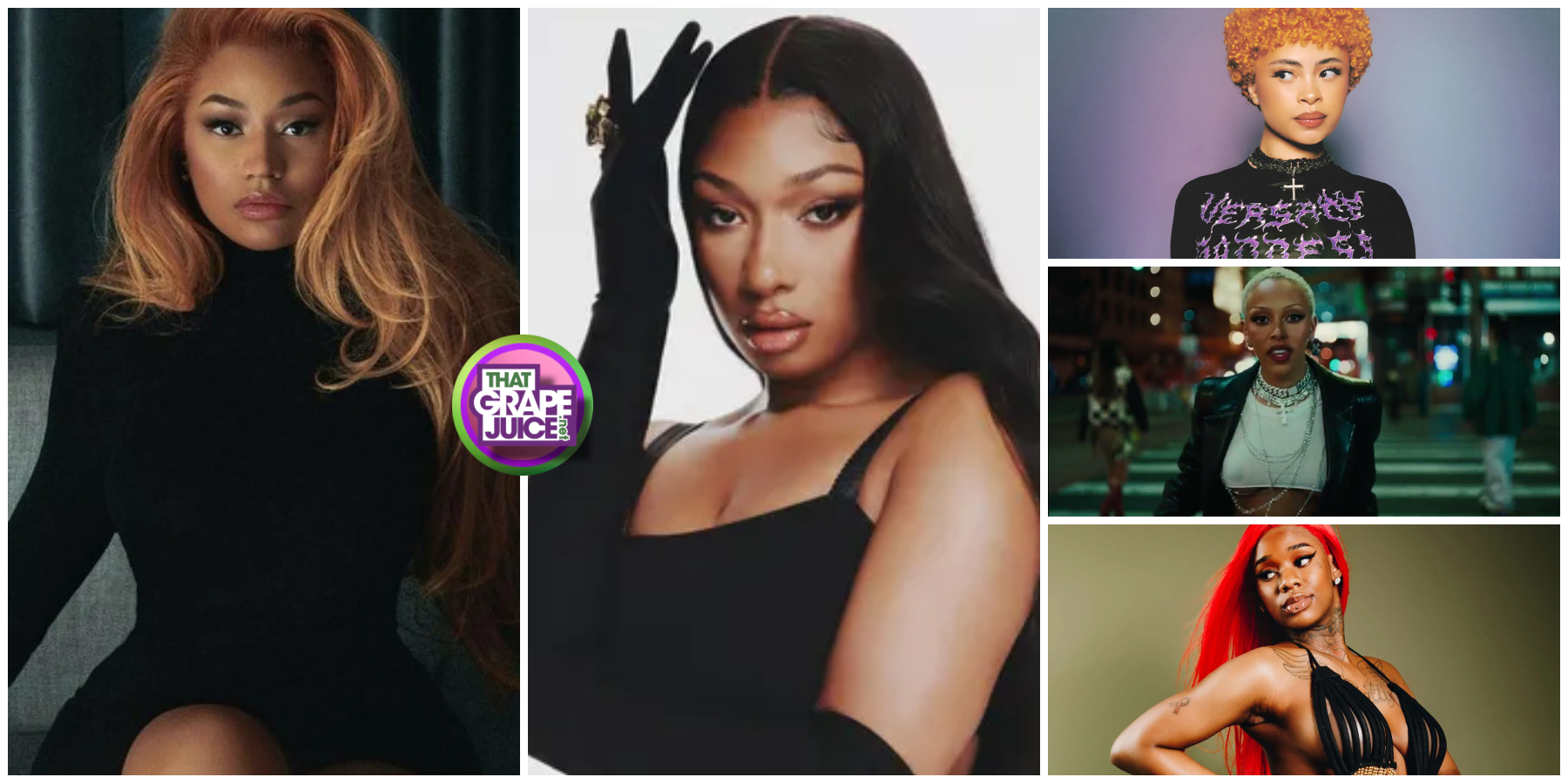 2025 GRAMMYs Nominations: Megan Thee Stallion, Sexyy Red, Ice Spice, Doja Cat, & Nicki Minaj Fans Erupt After Rap Divas Are COMPLETELY Snubbed