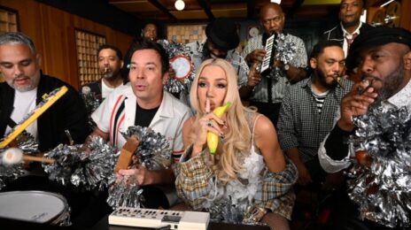 Watch: Gwen Stefani, Jimmy Fallon, & The Roots Reimagine 'Hollaback Girl' with Classroom Instruments on 'The Tonight Show'