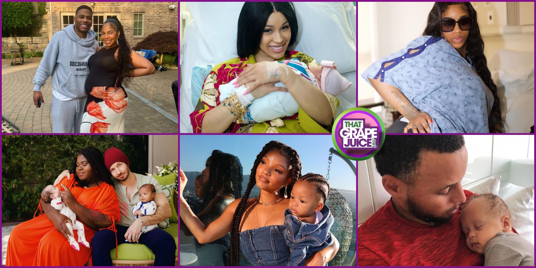 2024 Year in Review: Oh Baby! Celebrities Who Welcomed New Additions [Ashanti & Nelly, Justin Bieber, Halle Bailey, Cardi B, Sexyy Red, & More]