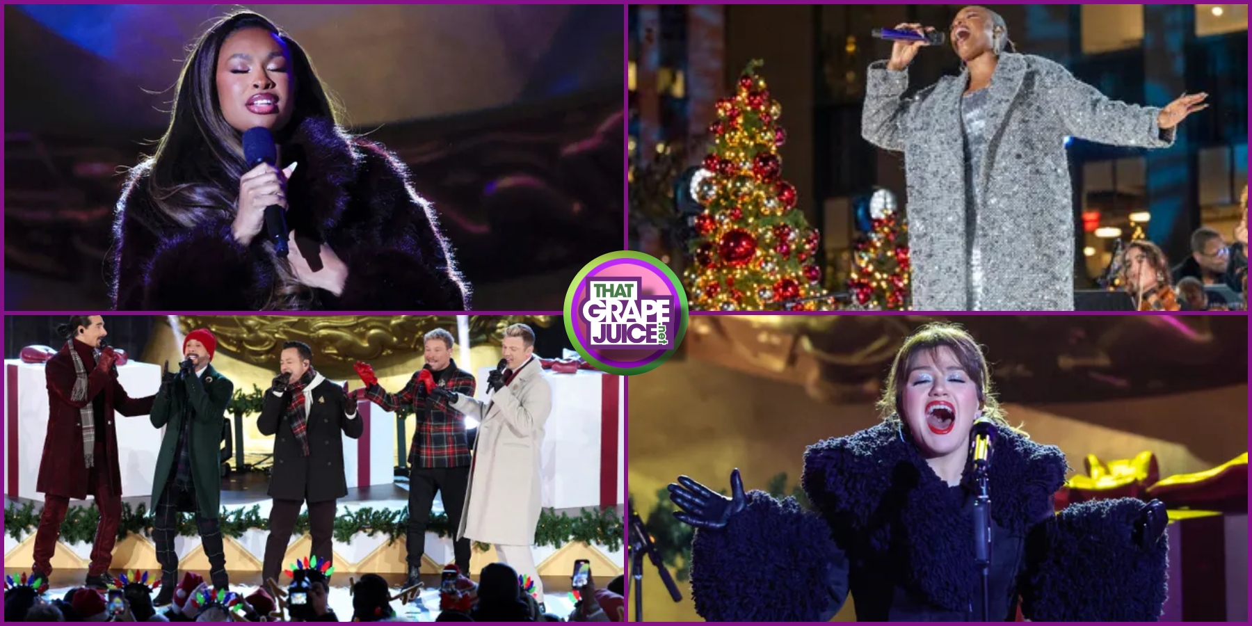 Performances: Kelly Clarkson, Jennifer Hudson, Coco Jones, Backstreet Boys, & More Rock 2024 ‘Christmas in Rockefeller Center’ TV Special [Watch]