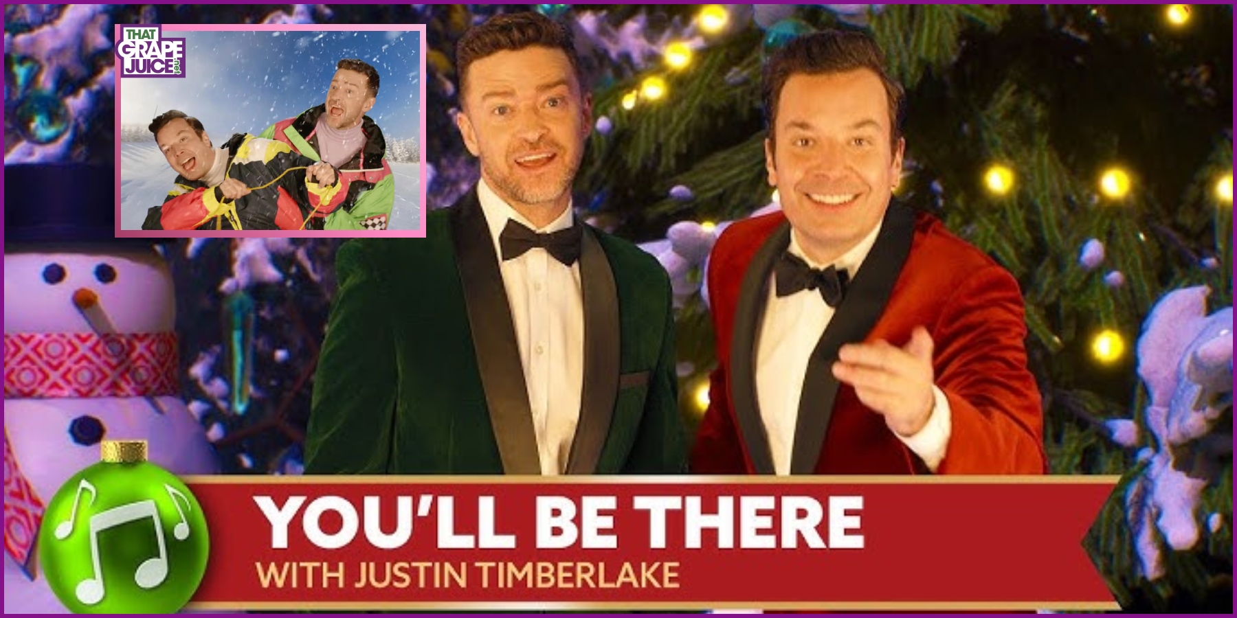 Watch: Justin Timberlake & Jimmy Fallon Rocked the ‘Holiday Seasoning Spectacular’ with Christmas Comedy Cut ‘You’ll Be There’