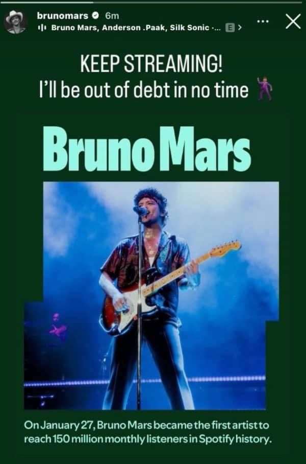 Bruno Mars Addresses Gambling Rumors