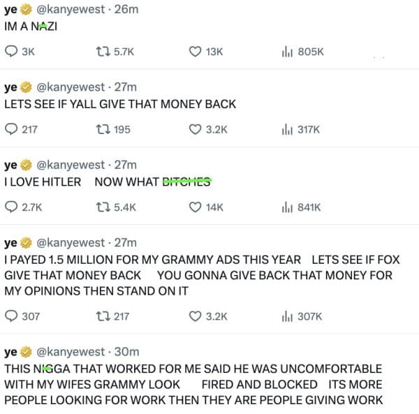 Kanye West Rant