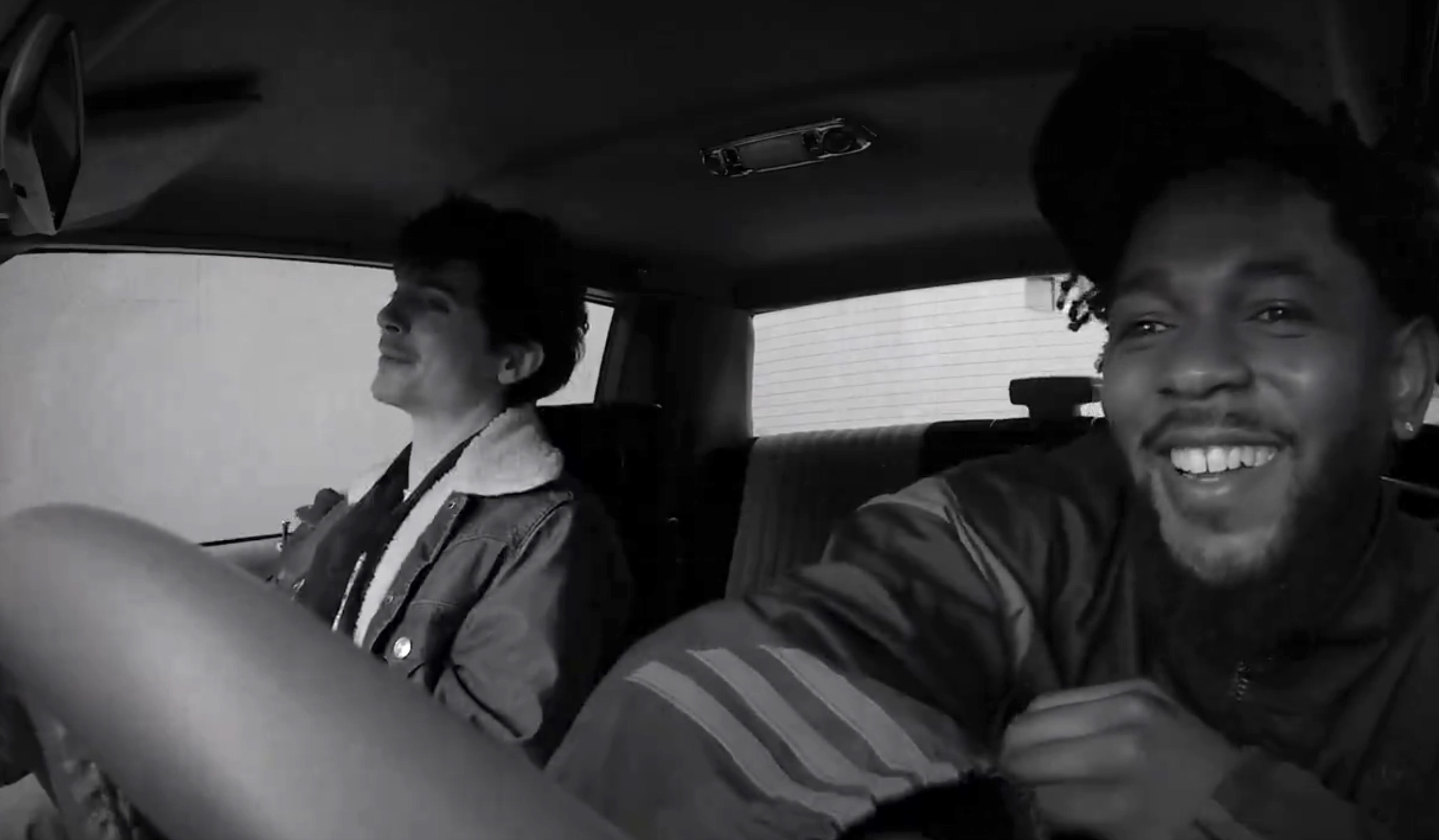 Kendrick Lamar Takes a Ride with Timothée Chalamet, Talks Super Bowl Halftime Show