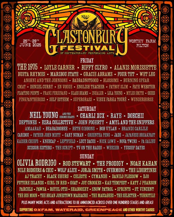 Glastonbury 2025 Lineup