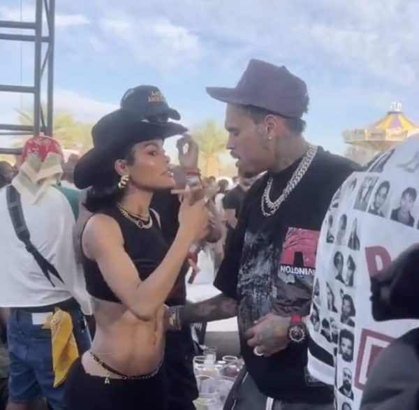 Teyana Taylor & Chris Brown Reunite at Coachella 2025