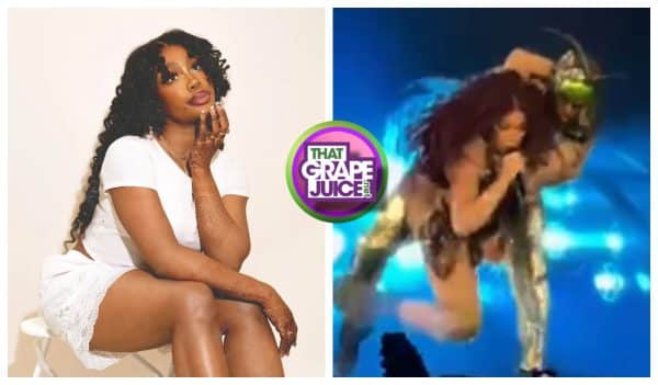 SZA Almost Falls at Grand National Tour