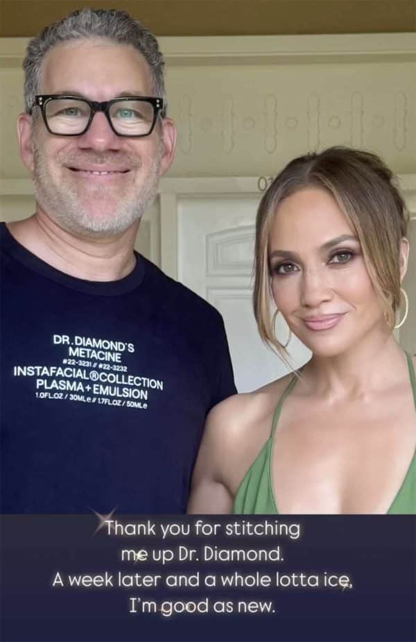 Jennifer Lopez and Dr Diamond
