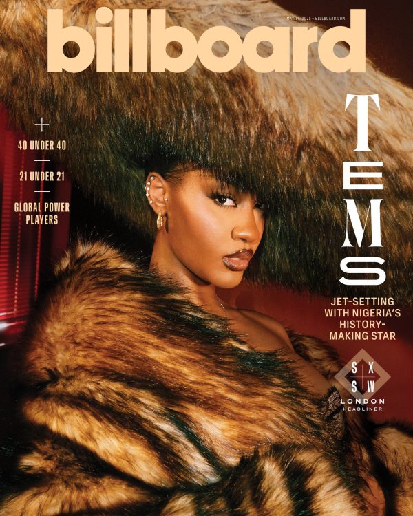 Tems Billboard cover 2025