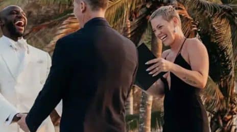 Pink Officiates Marriage Between Longtime Dancer Khasan Brailsford & Partner