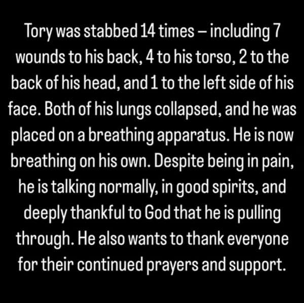 Tory Lanez Stabbed