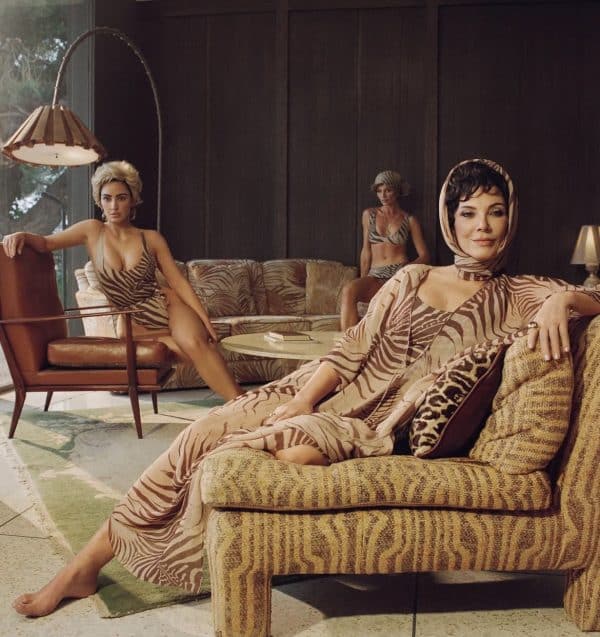 Kim Kardashian and Kris Jenner for SKIMS x Cavalli