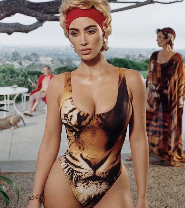 Kim Kardashian and Kris Jenner for SKIMS x Cavalli