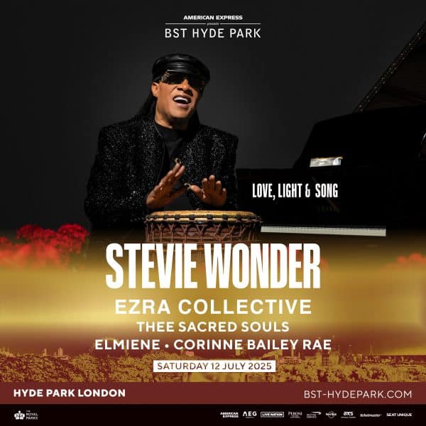 Stevie Wonder to headline BST Hyde Park 2025