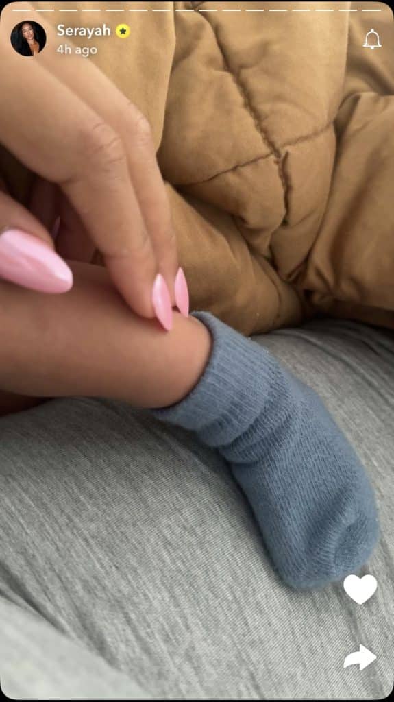 Serayah & Joey Bada$$ Welcome Baby Boy