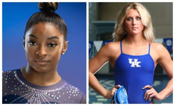 Simone Biles & Riley Gaines