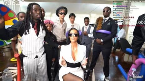 Kim Kardashian & Saint West Prank Kai Cenat During Viral Livestream