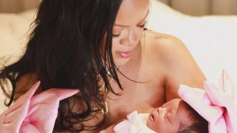 Adorable! Rihanna & Daughter Rocki Make an Appearance in Paris