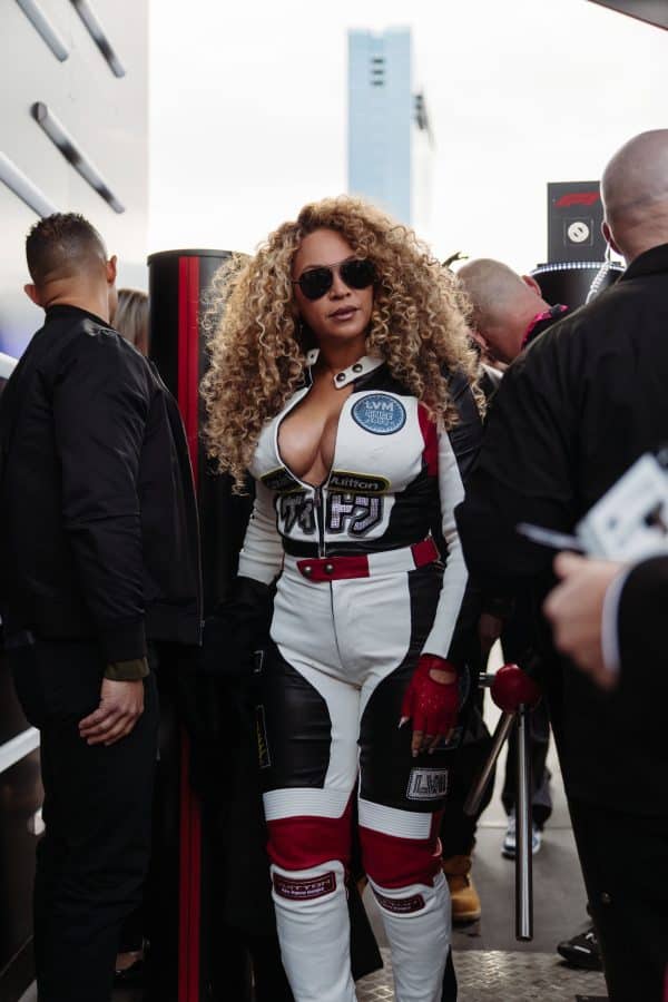 Beyonce STUNS with Fierce Look at F1 Las Vegas Grand Prix