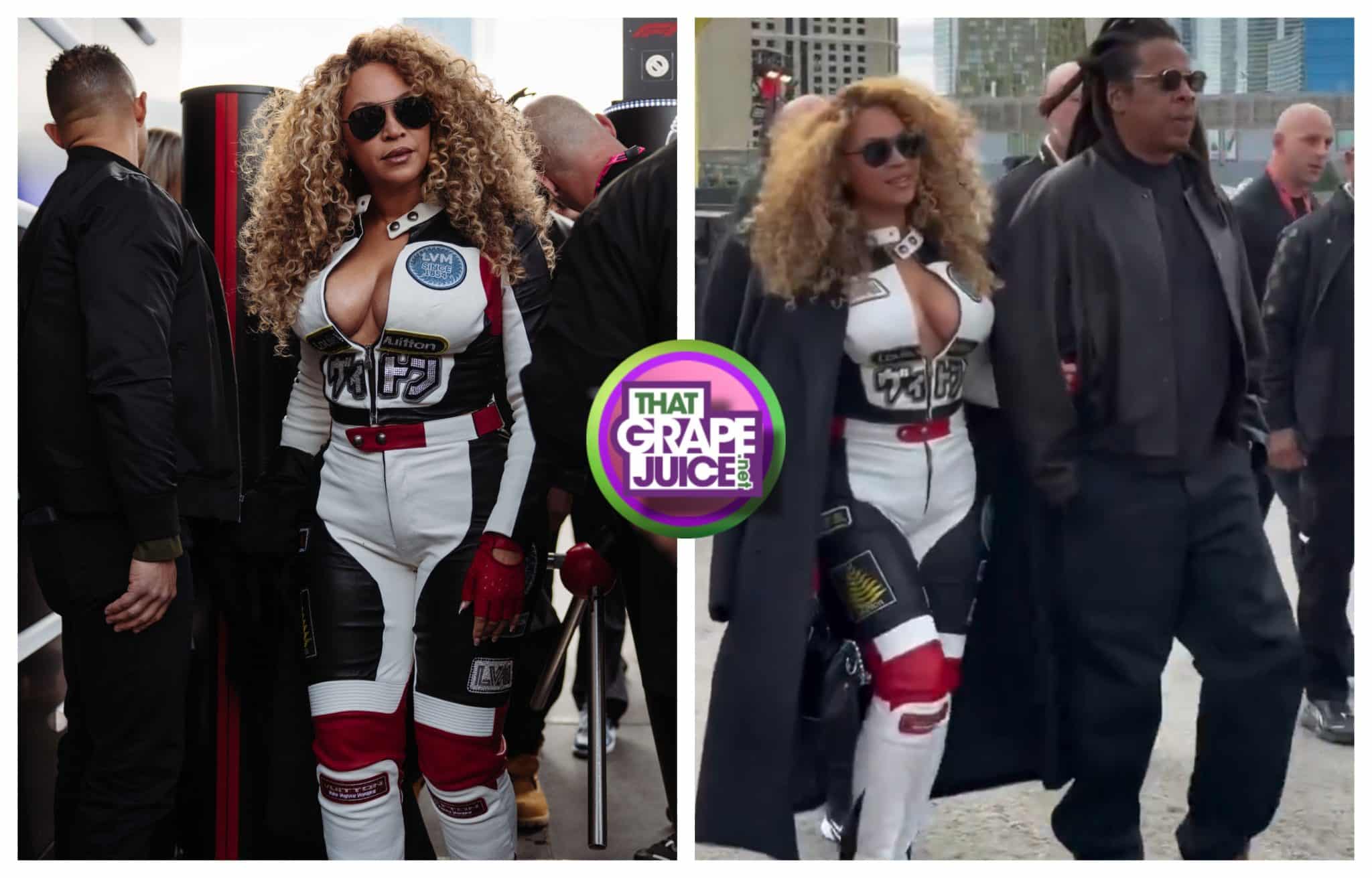 Beyonce STUNS with Fierce Look at F1 Las Vegas Grand Prix