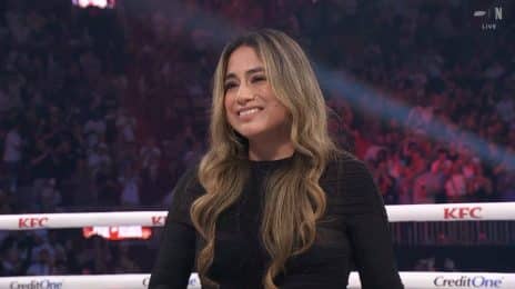 Watch: Ally Brooke Braves Mixed Reviews for "Shaky" National Anthem Performance at Jake Paul vs Anthony Joshua Match