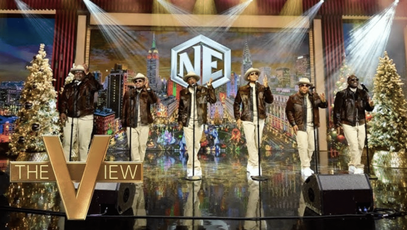 New Edition Rock ‘The View ‘with Holiday Medley Ahead of Tour with Toni Braxton & Boyz II Men