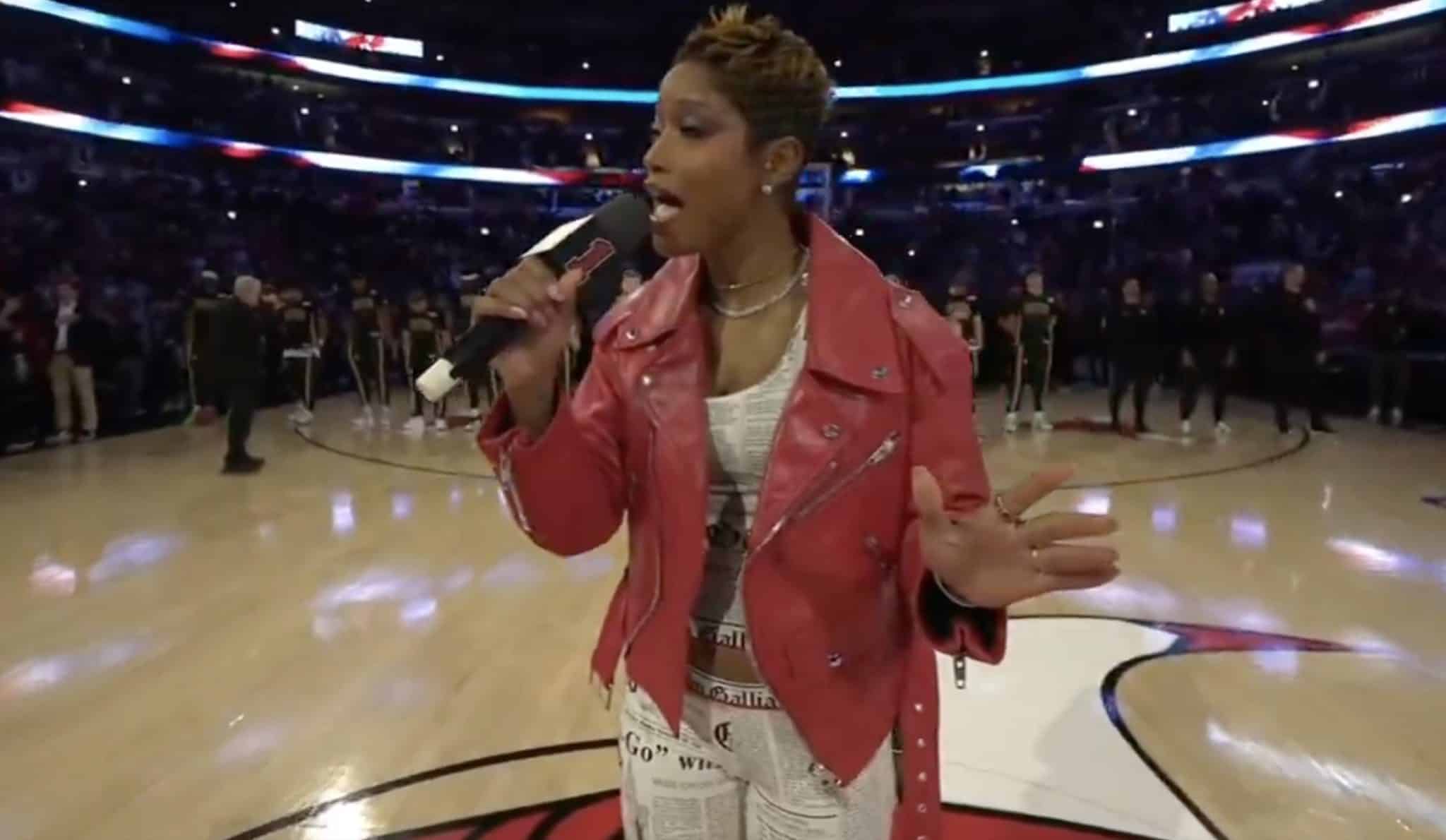 Watch: Keke Palmer Amazes with US National Anthem Performance at D-Rose Chicago Bulls Retirement Game