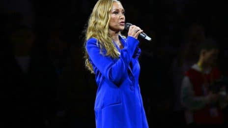 "Drama!": Vanessa Williams Reacts to Viral Video of Anti-Trump Heckler During Her NBA National Anthem Performance