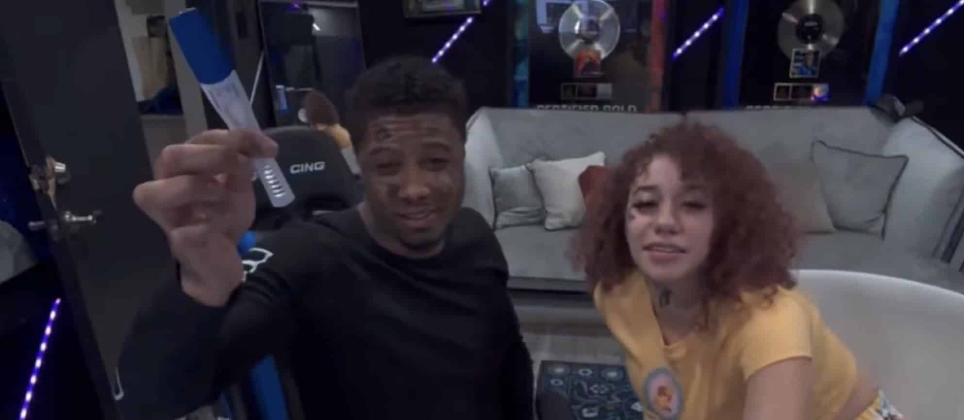 Blueface Reveals Baby No. 4 With Neveah Akira in Livestream Surprise