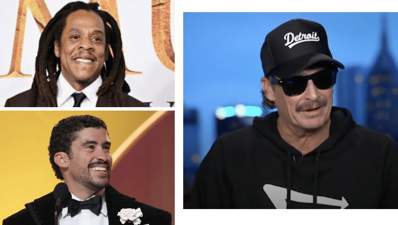 Kid Rock Blasts Bad Bunny’s Super Bowl Halftime Show, Calls Jay-Z a “DEI Hire” Over NFL’s Choice