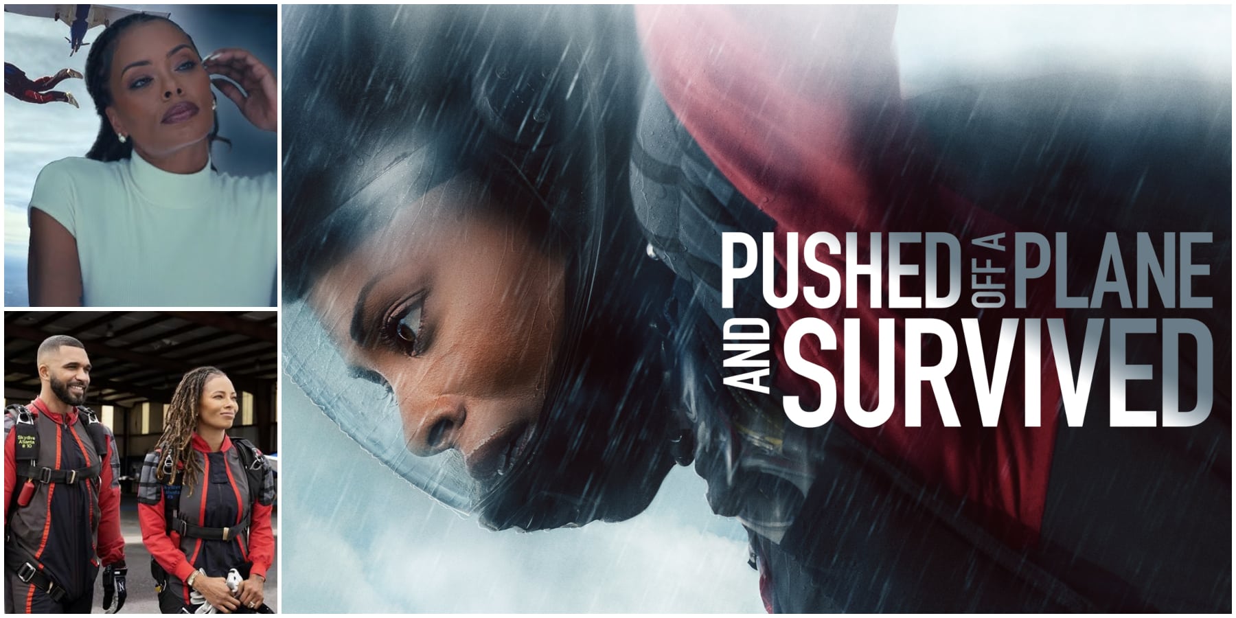Movie Trailer: Lifetime’s ‘Pushed Off a Plane & Survived’ [Starring Eva Marcille & Tyler Lepley]