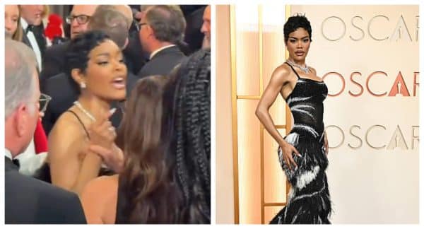 Video: Teyana Taylor Confronts Oscars Security Guard After Being "SHOVED"