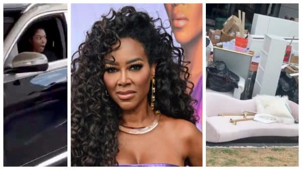 RHOA's Kenya Moore Evicted From Hair Spa As Brit Eady Trolls Her With Savage Drive-By Video
