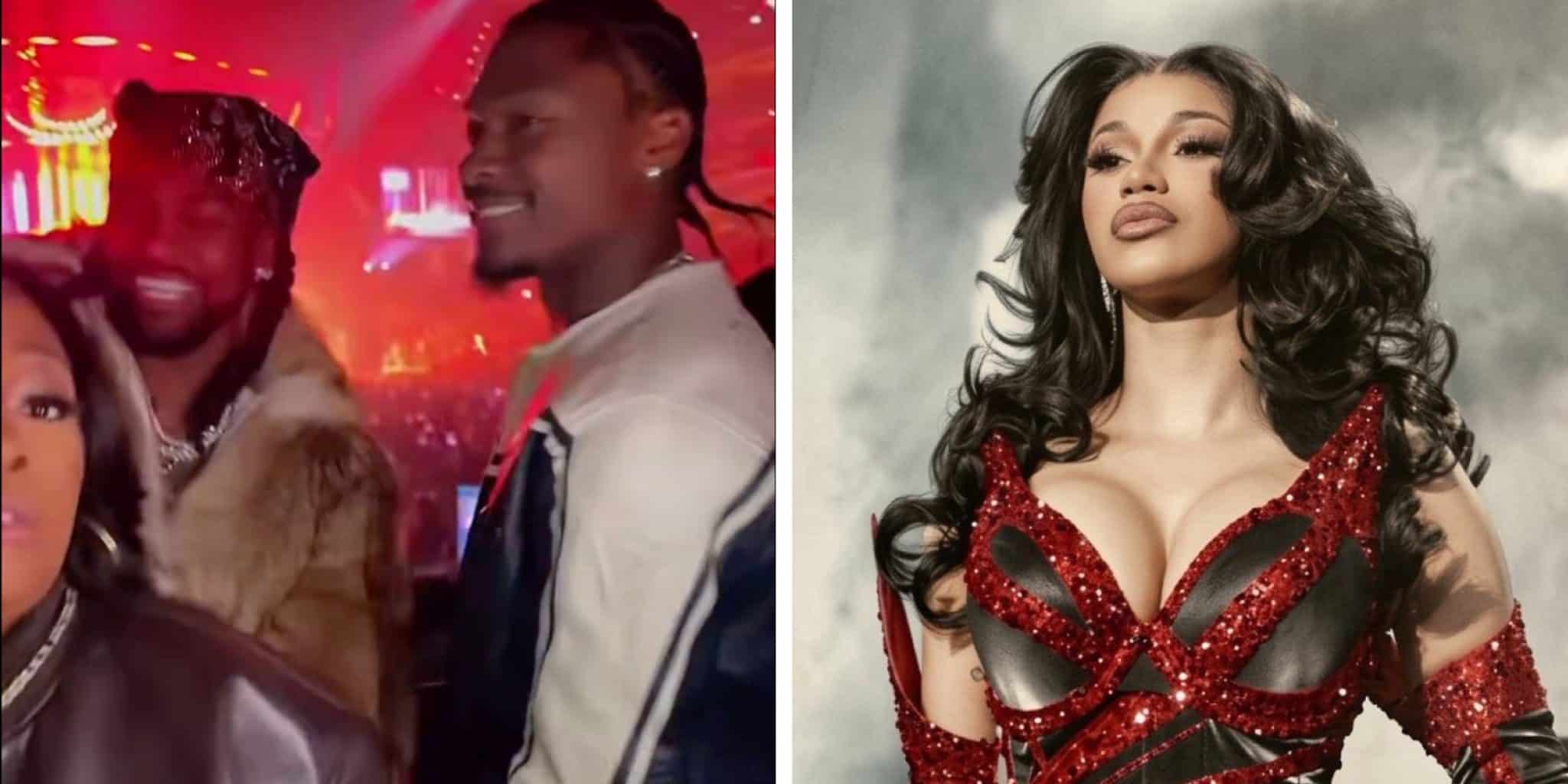 Back Together? Stefon Diggs & Family Turn Up at Cardi B’s ‘Little Miss Drama’ D.C. Tour Stop