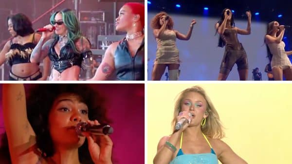Kehlani, FLO, Olivia Dean and Zara Larsson perform at BBC's The Big Weekend