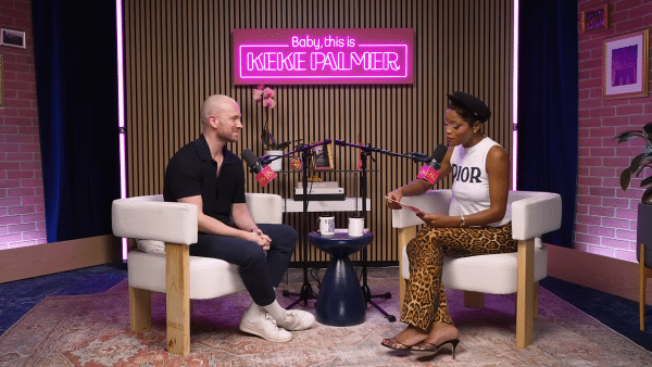 Keke Palmer and Sean Evans Keep Flirting on Her Podcast, Mom Approves