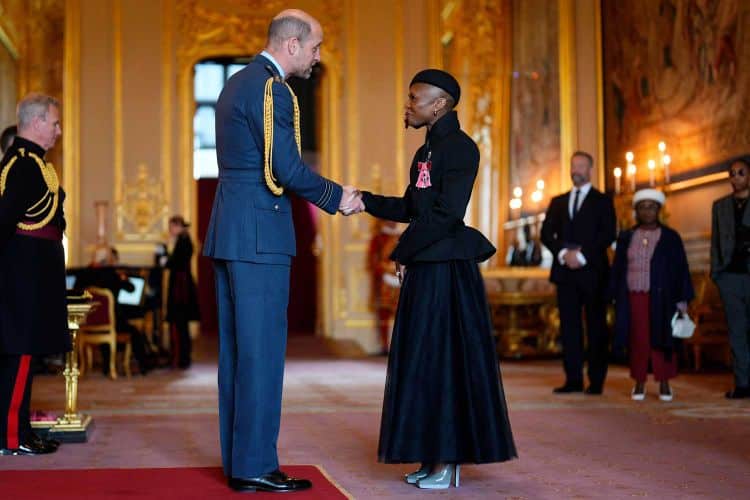 Cynthia Erivo Awarded MBE by Prince William