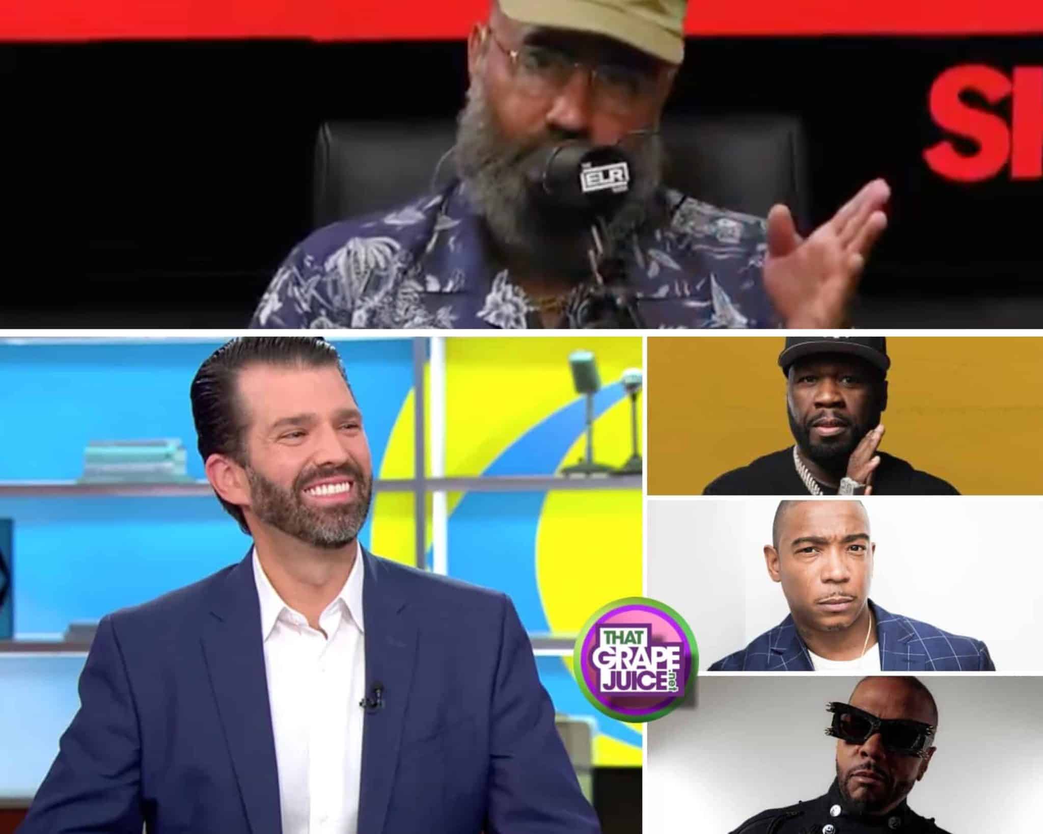 “It’s Whack!”: Ebro Calls Out 50 Cent, Busta Rhymes, Ja Rule and Timbaland Amid Donald Trump Jr. Performance Announcement
