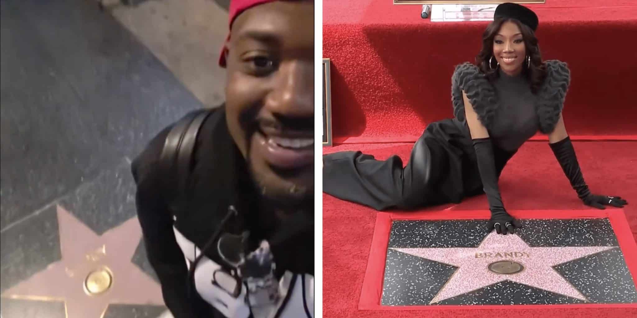Ray J Shares Emotional Tribute & Apology To Brandy at Her Hollywood Walk of Fame Star